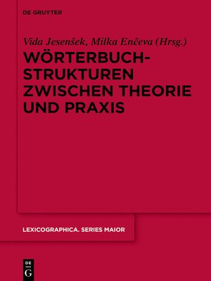 cover image of Wörterbuchstrukturen zwischen Theorie und Praxis
